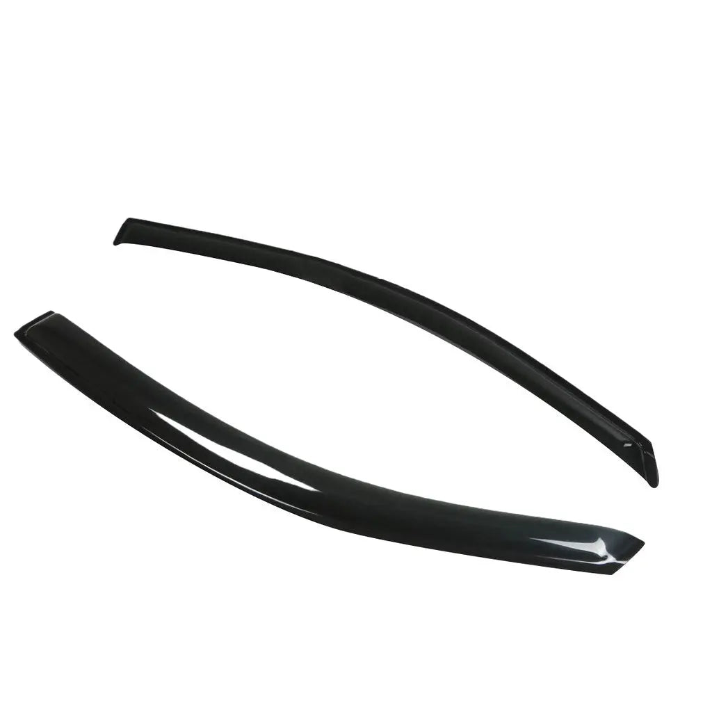 Kucaruce Side Window Wind Deflector,4pcs In Channel Dark Smoke Shade Sun Rain Guards - Foto 5