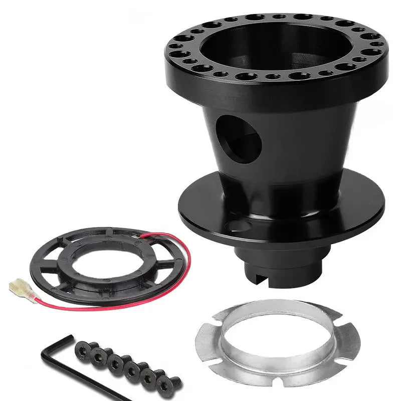 9295 Civic Eg/Integra Dc2 Black Full Aluminum Steering Wheel Hub Adap