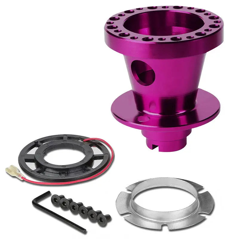 9295 Civic Eg/Integra Dc2 Purple Full Aluminum Steering Wheel Hub Ada