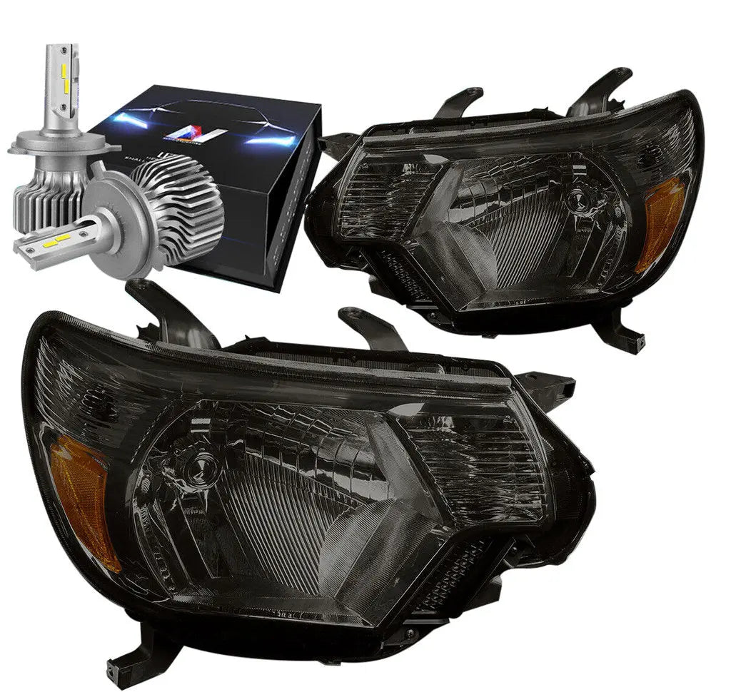 LED DRL Clear Chrome Headlights+Bumper Lamps Fit For 1999-2007 GMC Sierra/Yukon - Foto 5