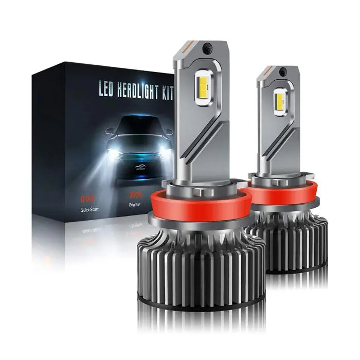H11 H8 LED H9 Headlight Kit High Low Beam Bulb Super Bright 6500K - Foto 6