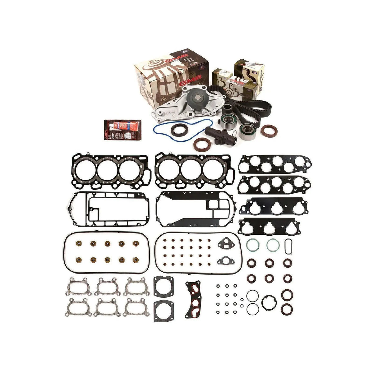 Head Gasket Set Timing Belt Kit Water Pump Fit 03-08 Acura Honda J32A3 –  Dynamic Performance Tuning