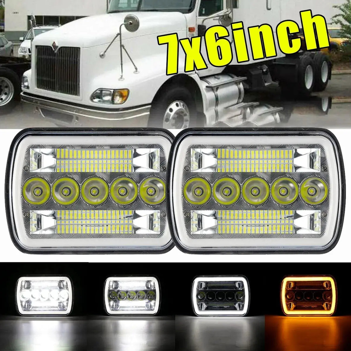 Led Pro Headlights Drl For International Ihc Headlight Assembly 9200 9