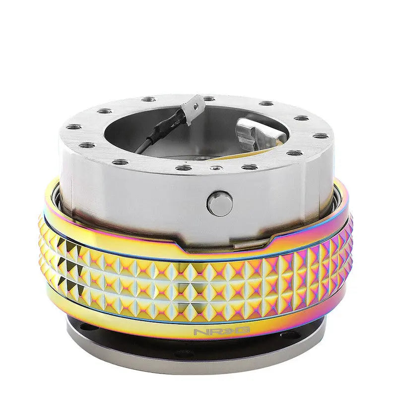 NRG STEERING WHEEL GEN 2.0 QUICK RELEASE ADAPTER Gunmetal Body & Titanium Ring E - Foto 7