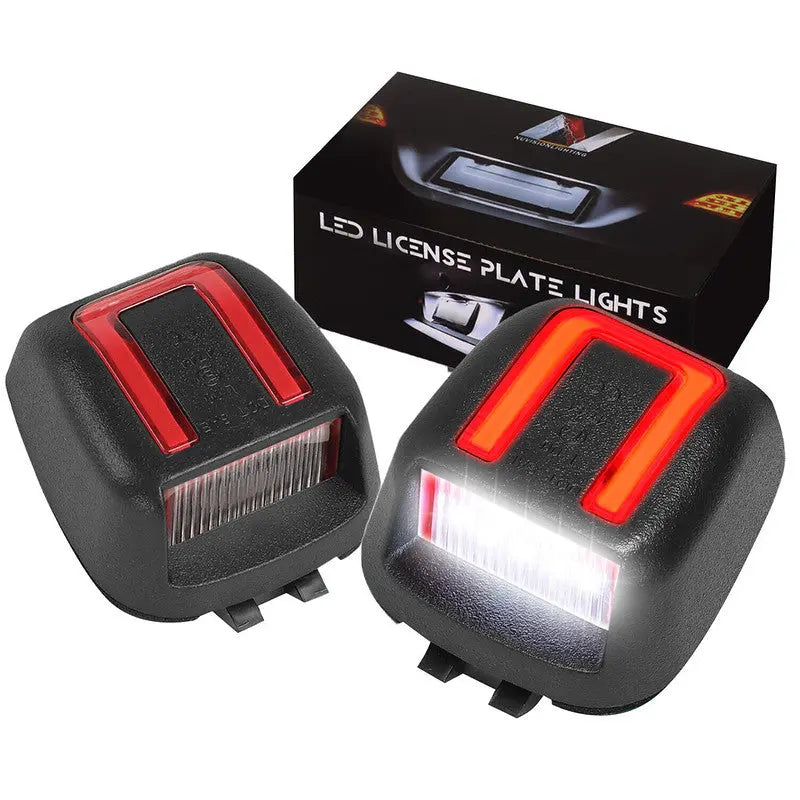 Nuvision White LED License Plate Lights For Titan Xterra Armada