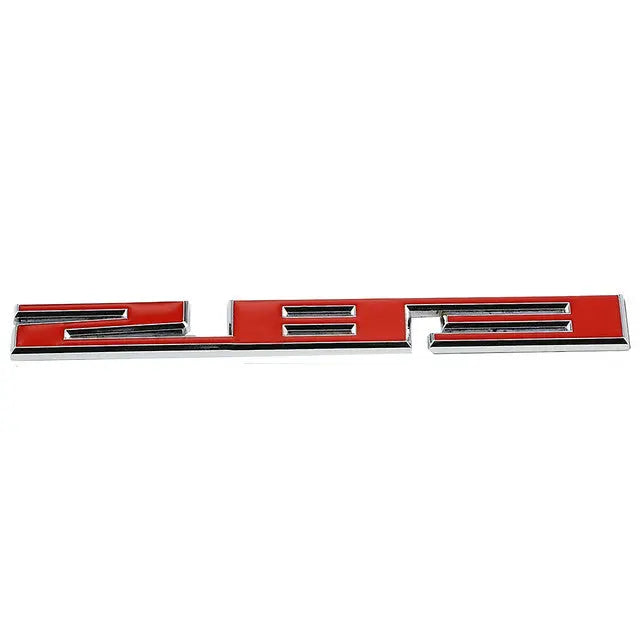 Sbc 283 4.6 Stick On 3D Chrome Red Auto Body Metal Emblem Trim Badge L