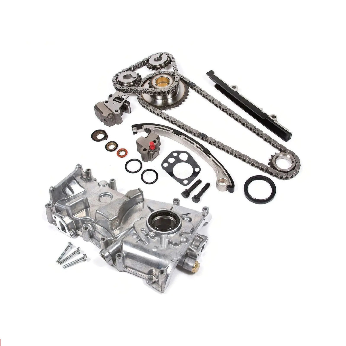 Timing Chain Kit Oil Pump Fit 9801 2.4L Nissan Altima KA24DE DOHC