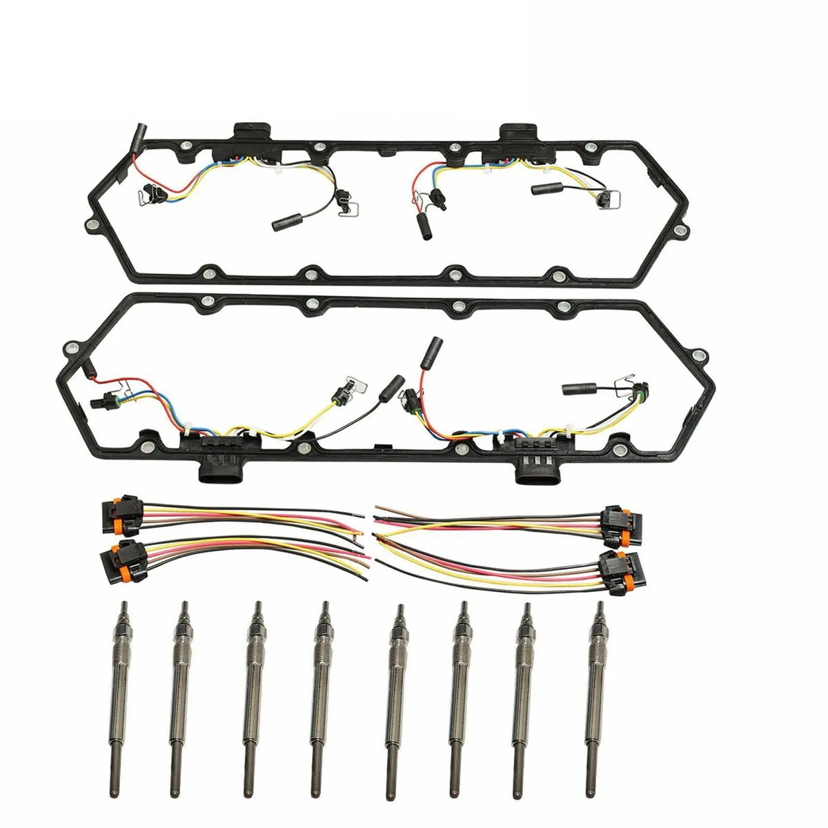 Valve Cover Gaskets Harnesses+Glow Plug Fits 7.3L 9497 Ford Powerstro