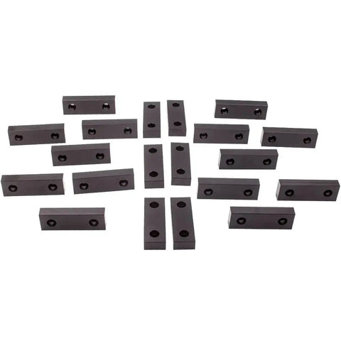 10 Pack Standard Aluminum 6 x 2 x 1 inch Machinable Soft Jaws Set for 6 inch Vises MAXPEEDINGRODS