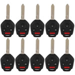 10 Set Remote Key Fob 4D62 For Subaru Tribeca Legacy Outback 2008-09 CWTWBU766 ECCPP
