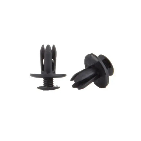 100pcs fender retainer nylon black fasteners car clips for Kawasaki #90467-06017 ECCPP