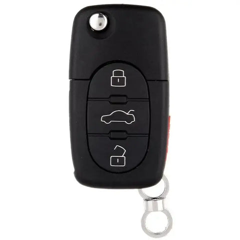 10PC New Remote Car Keyless Uncut Flip Key Fob Shell Case Control for 4D0837231E ECCPP
