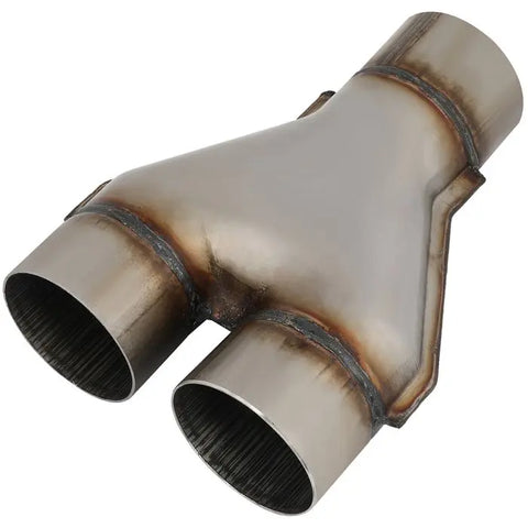 2009-2014,2016-2017 Nissan Maxima 3.5L Y Pipe 3" Single Inlet To 3" Dual Outlet Exhaust Upgrade Stainless Long/10" ECCPP