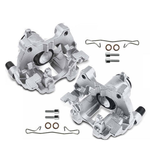 2x Rear Left & Right Disc Brake Caliper w/Bracket for Audi A3 TT Quattro VW Golf