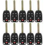 10x Replacement Smart Remote Key For 2011-2014 Honda Odyssey 6 button N5F-A05TAA ECCPP