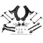 12 Pcs Suspension Front Lower Control Arm Tie Rods compatible for Toyota Camry 2007 - 2011 MAXPEEDINGRODS
