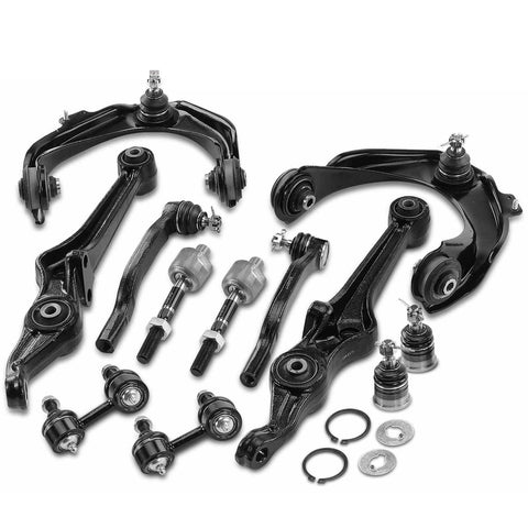 12pcs Front Control Arm Ball Joint Sway Bar Tie Rod for Honda Accord 98-02 CL TL
