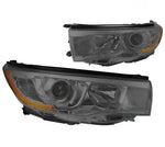 14-16 Highlander Smoked Housing Amber Side Projector Headlight Replacement DNA MOTORING