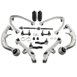 14x Front Lower Control Arms Tierods Sway Bars compatible for Nissan 350Z 2003-2009 RWD 2WD MAXPEEDINGRODS1