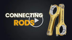 4x Conrods Connecting Rods+ARP 2000 Bolts compatible for MAZDA 2.0L FS FS-DE ENGINE 5.315 MAXPEEDINGRODS