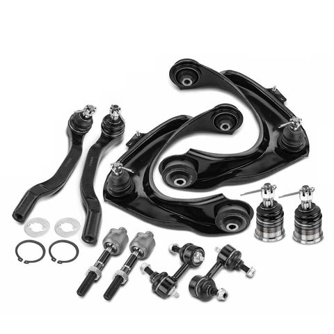 10x Front Control Arm w/Ball Joint Sway Bar Tie Rod for Honda Accord Acura CL TL