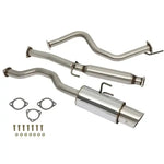 1992-2000 Honda Civic 1.6L 4.5" Rolled Slant Muffler Tip 2.25" Stainless Catback Exhaust System ECCPP