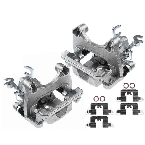 2x Rear Left & Right Side Disc Brake Caliper with Bracket for Mazda 6 2006-2007