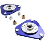 2 Pcs Front Coilover Camber Plates Top Hat compatible for Toyota Celica 2001-2006 Blue MAXPEEDINGRODS UK