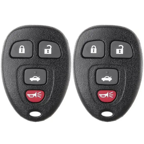 2 Replacement Remote Keyless Entry Key Fob Case Key for 2008 2009 2010 2011 GMC ECCPP