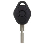 2 Replacement Uncut Ignition Keyless Entry Remote Key Car Fob Clicker For BMW ECCPP