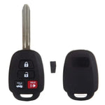 2 Replacement for 2016 2017 2018 Toyota Corolla Key Fob Keyless Entry Car Remote ECCPP