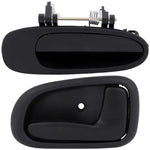 2 Right Interior & Rear Exterior Door Handle For Geo Prizm Toyota Corolla 93-97 ECCPP