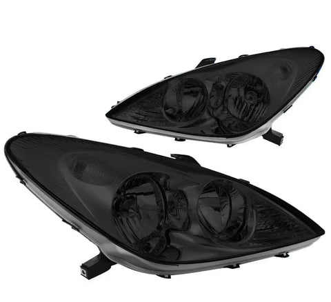 2002-2003 Lexus Es300 2004 Es330 Pair Oe Style Headlight Lamps Smoked Clear DNA MOTORING