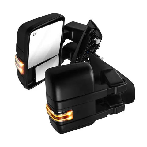 2004-2014 Ford F150 Towing Mirrors With Power Control Heat Turn Signal Puddle Light with Left Right Side ECCPP