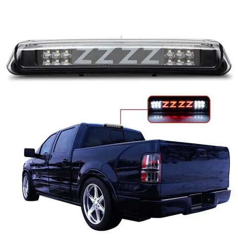2006-2008 Ford F-150 Lincoln Mark LT LED Rear 3rd Third Brake Tail Light Chrome ECCPP