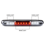 2007-2013 GMC Sierra 12.44 " LED 3rd Brake Light Smoke Lens Black Housing ECCPP