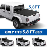 2009-2021 Dodge Ram 1500, 2011-2019 Ram 1500 Tonneau Cover Truck Bed Soft Tri-Fold 5'8"FT ECCPP