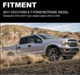 2011-2023 Ford 6.7L Powerstroke Diesel EGR Delete Kit w/Coolant Bypass Black SPELAB