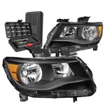 2015-2020 Chevy Colorado Oe Style Black Amber Side Headlight Lamps+Tools DNA MOTORING
