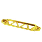 19Cm/ 22Cm Aluminum Universal Car Battery Tie Down Bar Mounting Bracket Gold DNA MOTORING