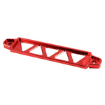 19Cm/ 22Cm Aluminum Universal Car Battery Tie Down Bar Mounting Bracket Red DNA MOTORING