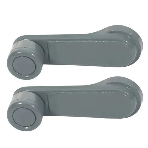 (2) Fits Nissan D21 Hardbody Pickup 85-93 Gray LH RH Inside Window Crank Handle ECCPP