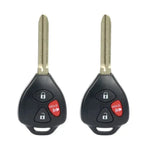 2x Fits Scion 2005 2010 tC Toyota 2007 2013 Yaris keyless Remote Entry Key Fob ECCPP