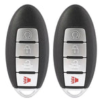 2x For Murano Pathfinder Titan Transmitter Car Key Fob S180144313 433Mhz ECCPP