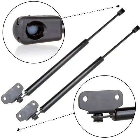 2x Front Hood Lift Supports Strut Gas Spring Props For Acura RL 1996-2004 4146 ECCPP