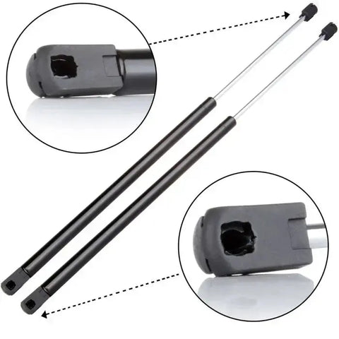 2x Rear Window Glass Lift Supports Gas Struts Shocks For 2002-2009 GMC Envoy ECCPP