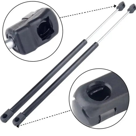 2x Rear Window Glass Lift Supports Struts Shock For Ford & Lincoln 2007-17 6253 ECCPP