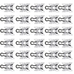 30pcs fender retainer nylon white fasteners car clips for BMW #51321938884 ECCPP