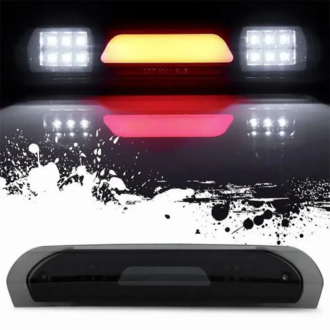 LED 3rd Brake Light Black Housing Smoke For 2002-2009 Dodge Ram 1500/2500/3500 ECCPP