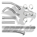 4" Downpipe-Back 2008-2010 Ford 6.4 Powerstroke DPF Delete Race Pipe | SPELAB SPELAB